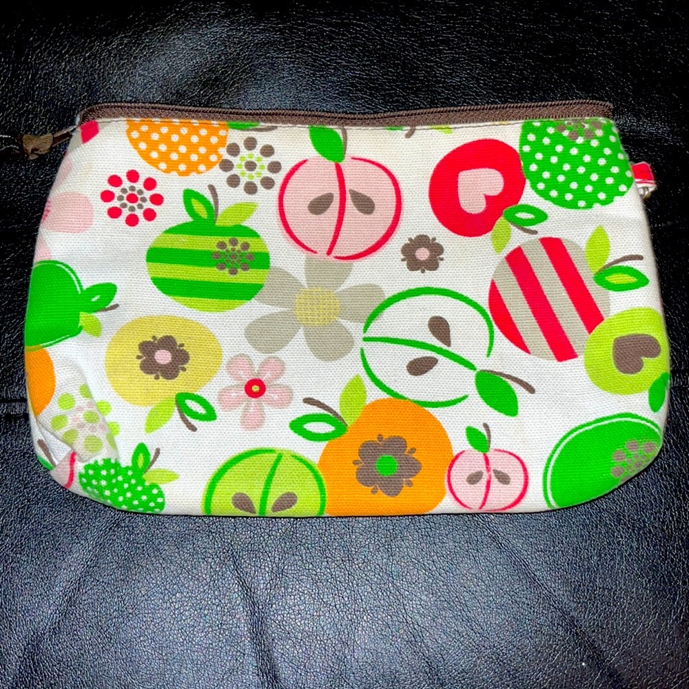 Thirty-One Apple Blossom Mini Zipper Pouch